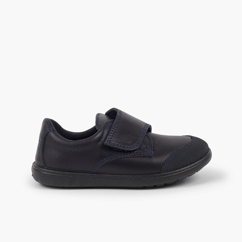 Sapatos Colegiais Laváveis Menino com Biqueira Reforçada Azul Marinho
