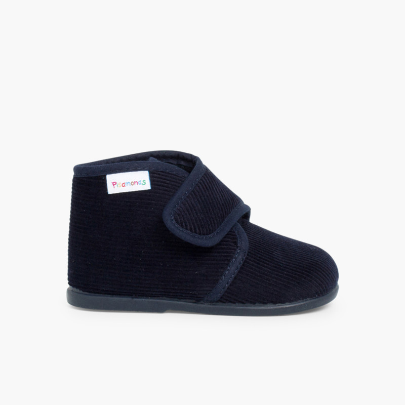 Pantufas Bota Bombazine Azul Marinho