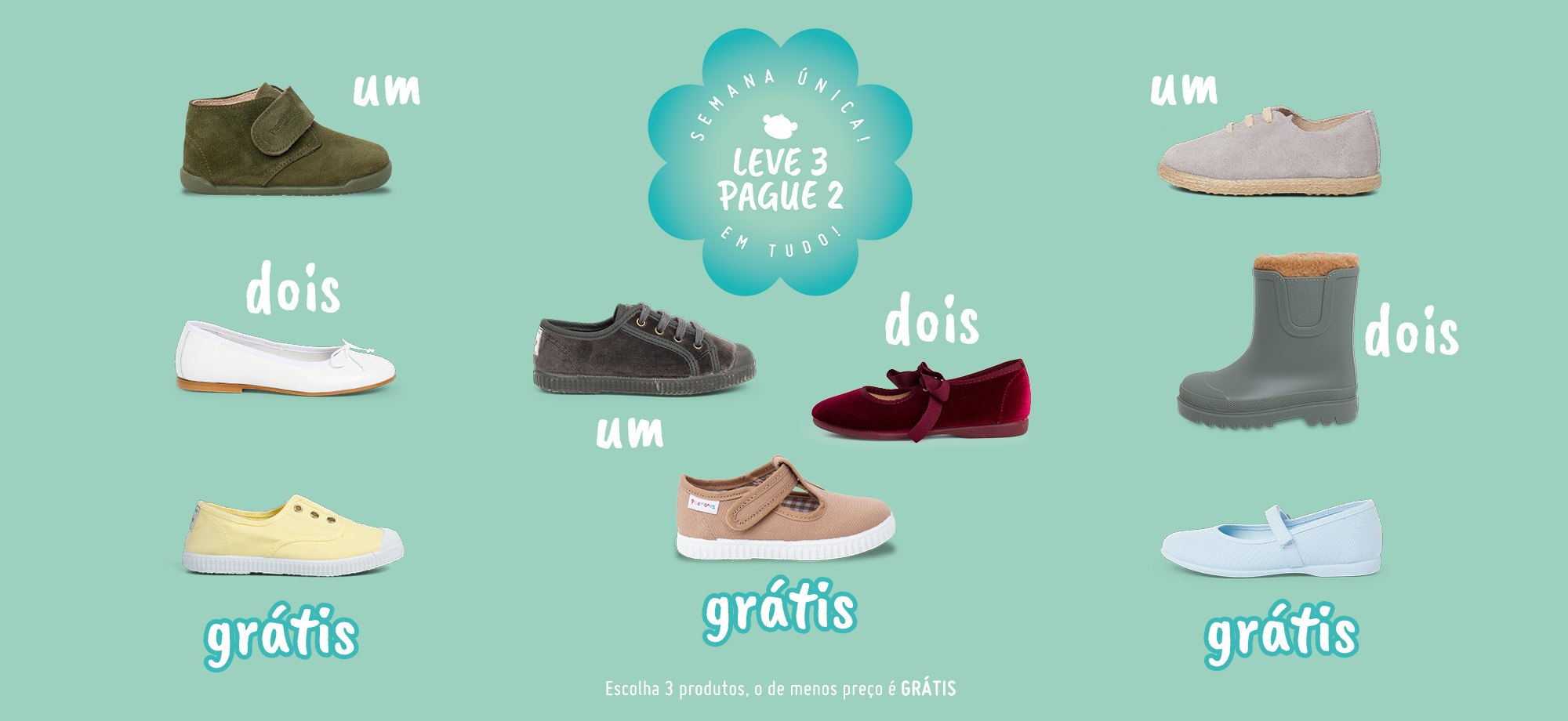 Leve 3, pague 2 fevereiro 2026