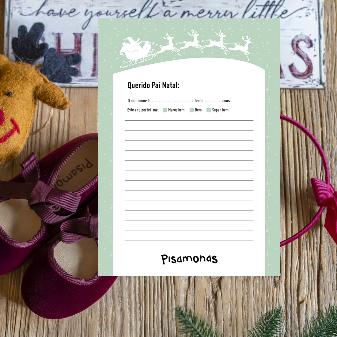 ESCREVA A SUA CARTA!