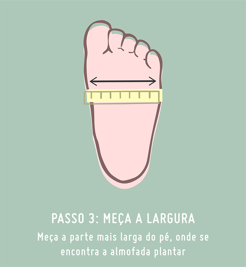 Guia de tamanhos Pisamonas